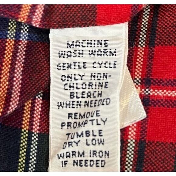 Ralph Lauren Mens Classic Fit Shirt Long Sleeve Button Down Plaid Red Size M - Picture 5 of 8